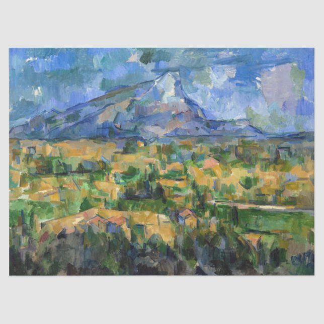 Papel De Seda Paul Cezanne - Mont Sainte-Victoire (Frente )