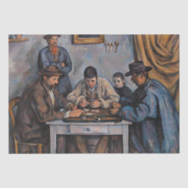 Papel De Seda Paul Cezanne - Os Jogadores De Cartão
