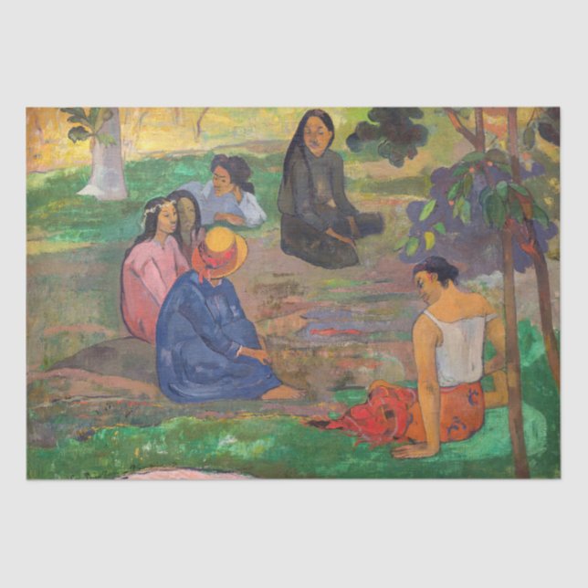 Papel De Seda Paul Gauguin - A Conversa / Les Parau Parau (Frente )