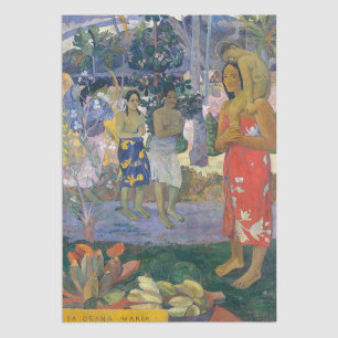 Papel De Seda Paul Gauguin - Ave Maria / Ia Orana Maria