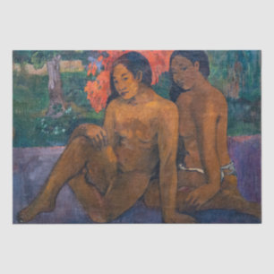 Papel De Seda Paul Gauguin - E o Dourado de seus corpos
