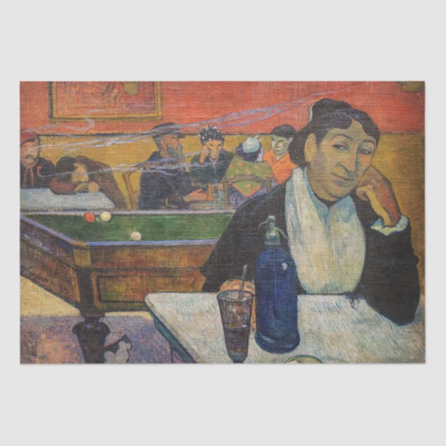 Papel De Seda Paul Gauguin - O Café da Noite, Arles (Frente )