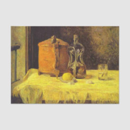Papel De Seda Paul Gauguin, pintura "À Janela"