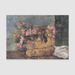 Papel De Seda Paul Gauguin, pintura "Cesto de Flores"