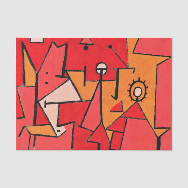 Papel De Seda Paul Klee - Calor, (Frente )