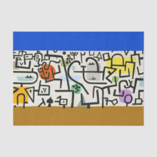 Papel De Seda Paul Klee Rich Harbor Abstrato Expressionismo