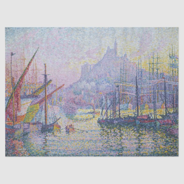 Papel De Seda Paul Signac - Notre-Dame-de-la-Garde, Marselha (Frente )