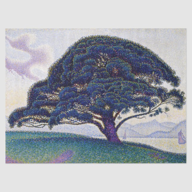 Papel De Seda Paul Signac - O Pinho de Bonaventura (Frente )
