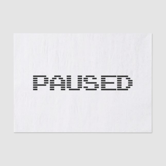 PAPEL DE SEDA PAUSADO (Frente )