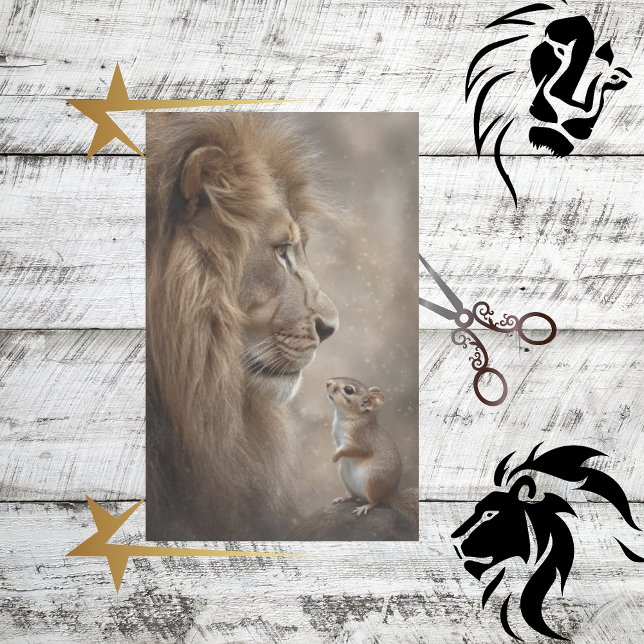 Papel De Seda Pausar o Esquilo do Leão de Dissociação entre bati (Criador carregado)