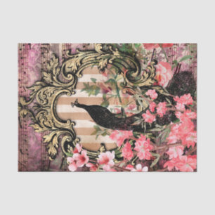 Papel De Seda Pavão Elegante
