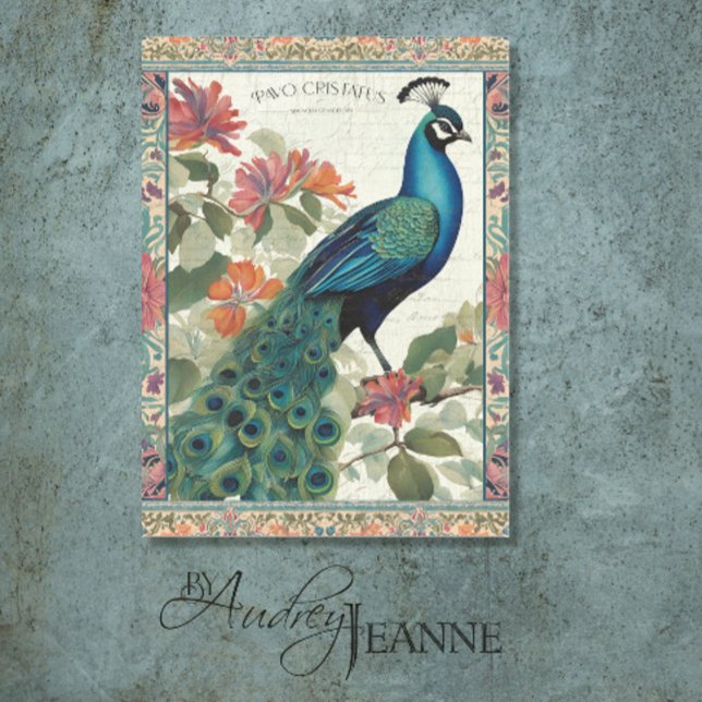 Papel De Seda Pavão - Ephemera Botânica Elegante - Descamação Ro (Criador carregado)