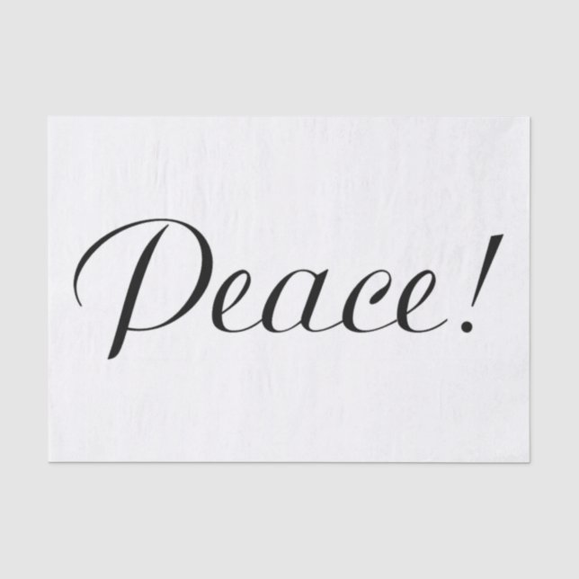 PAPEL DE SEDA PAZ (Frente )