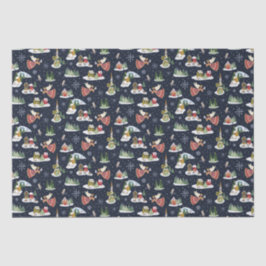 Papel De Seda Paz de anjo bonito no Natal