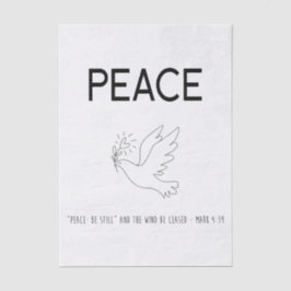 Papel De Seda Peace be still bird flying