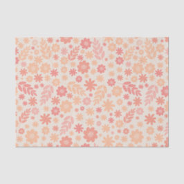 Papel De Seda Peach Airy Wildflower Meadow Standard