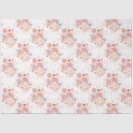 Papel De Seda Peach e Silver Series Design 11