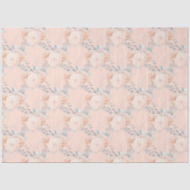 Papel De Seda Peach e Silver Series Design 13
