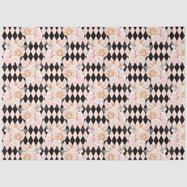 Papel De Seda Peach e Silver Series Design 14 (Frente )