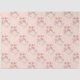 Papel De Seda Peach e Silver Series Design 16