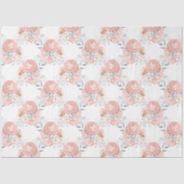 Papel De Seda Peach e Silver Series Design 2