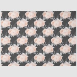 Papel De Seda Peach e Silver Series Design 4