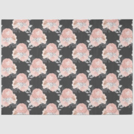 Papel De Seda Peach e Silver Series Design 5