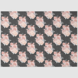 Papel De Seda Peach e Silver Series Design 9