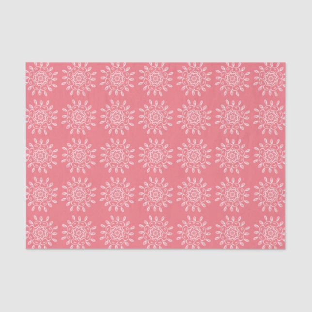 Papel De Seda Peach Mandala (Frente )