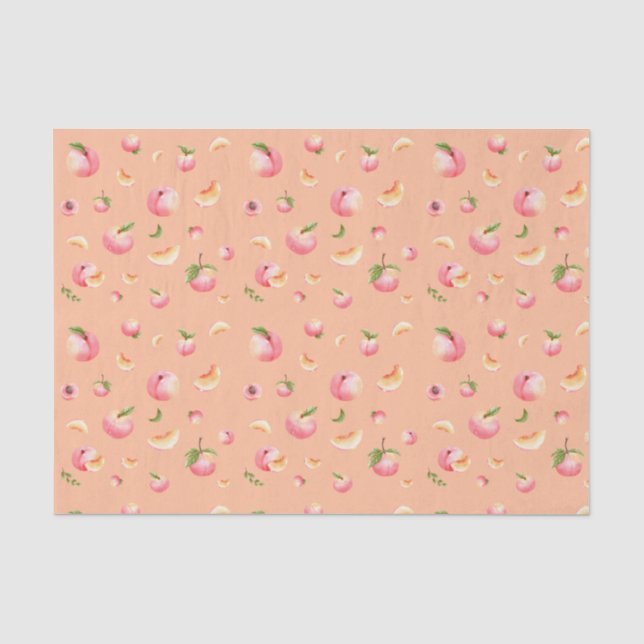 Papel De Seda Peach Pattern (Frente )