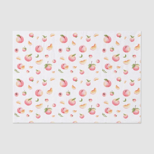 Papel De Seda Peach Pattern (Frente )