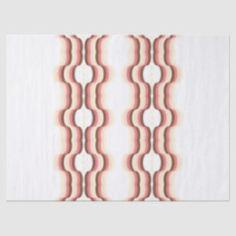 Papel De Seda Peach Wave Symmetry