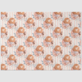 Papel De Seda Peachy Floral Series Design 5