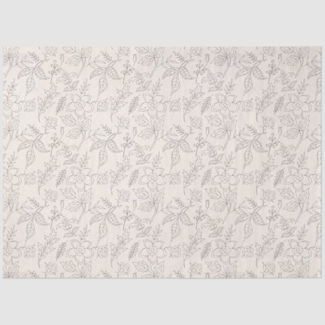 Papel De Seda Peachy Floral Series Design 6 (Frente )
