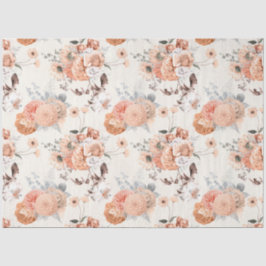 Papel De Seda Peachy Floral Series Design 8