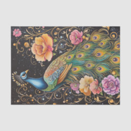 Papel De Seda Peacock