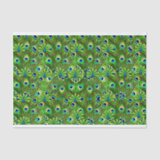 Papel De Seda Peacock Feathers Tissue giftwrap