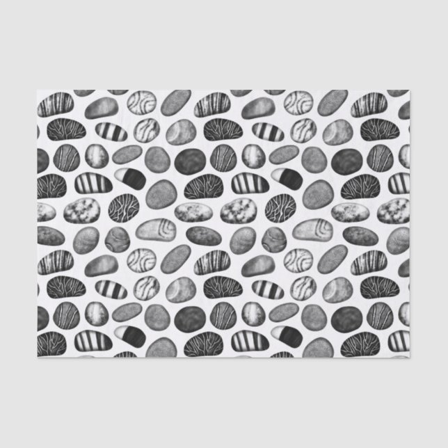 Papel De Seda Pebble Pattern (Frente )