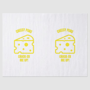 Papel De Seda Peças de queijo de crack, trocadilhos engraçados
