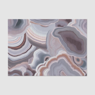 Papel De Seda Pedra de Ágata Neutra Marrom