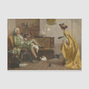 Papel De Seda Peg Woffington Visitando Um Sobrevivente De Gato E