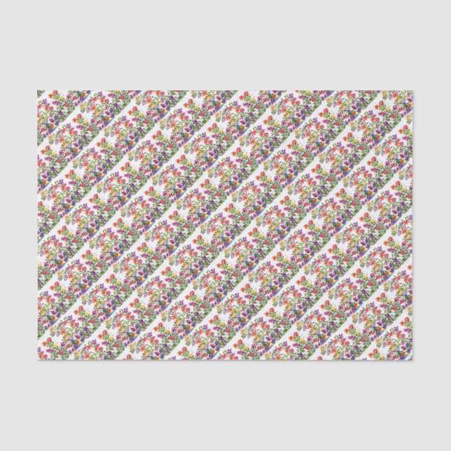 PAPEL DE SEDA PEGADAS DE PATAS BANHEIRA DE PÁSSAROS (Frente )