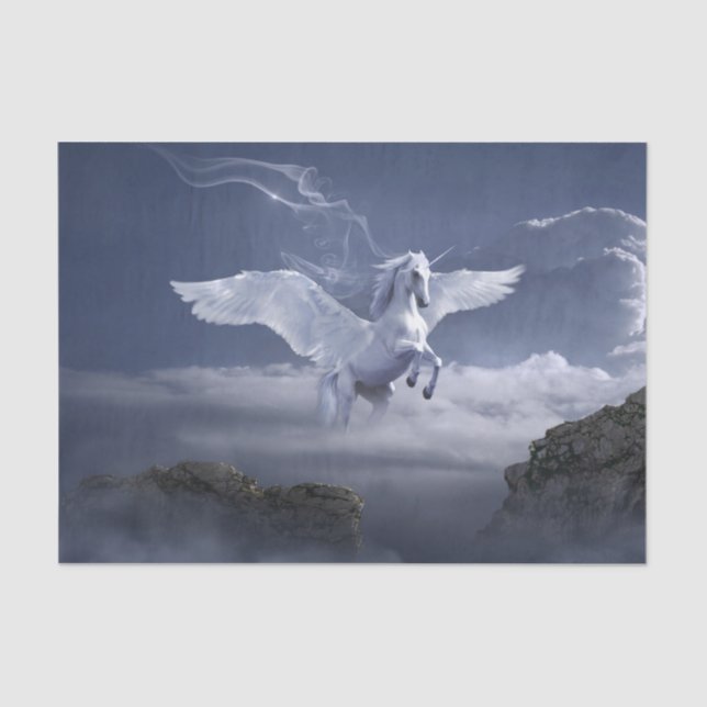 Papel De Seda Pegasus em voo (Frente )