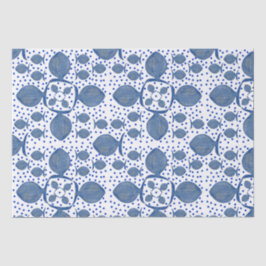 Papel De Seda Peixe azul