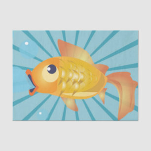 PAPEL DE SEDA PEIXE DE OURO