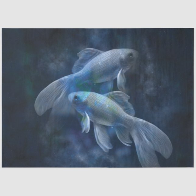 Papel De Seda Peixe peixes (Frente )