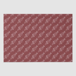 Papel De Seda Peixe-verdinho-branco-rosado-suave em Maroon
