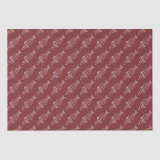 Papel De Seda Peixe-verdinho-branco-rosado-suave em Maroon