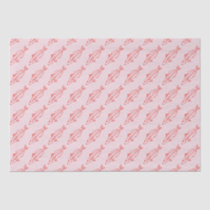 Papel De Seda Peixe-vermelhos-vermelhos-rosados da escola orient