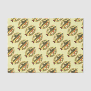 Papel De Seda Peixes cómicos mais - trabalhe menos pesca da